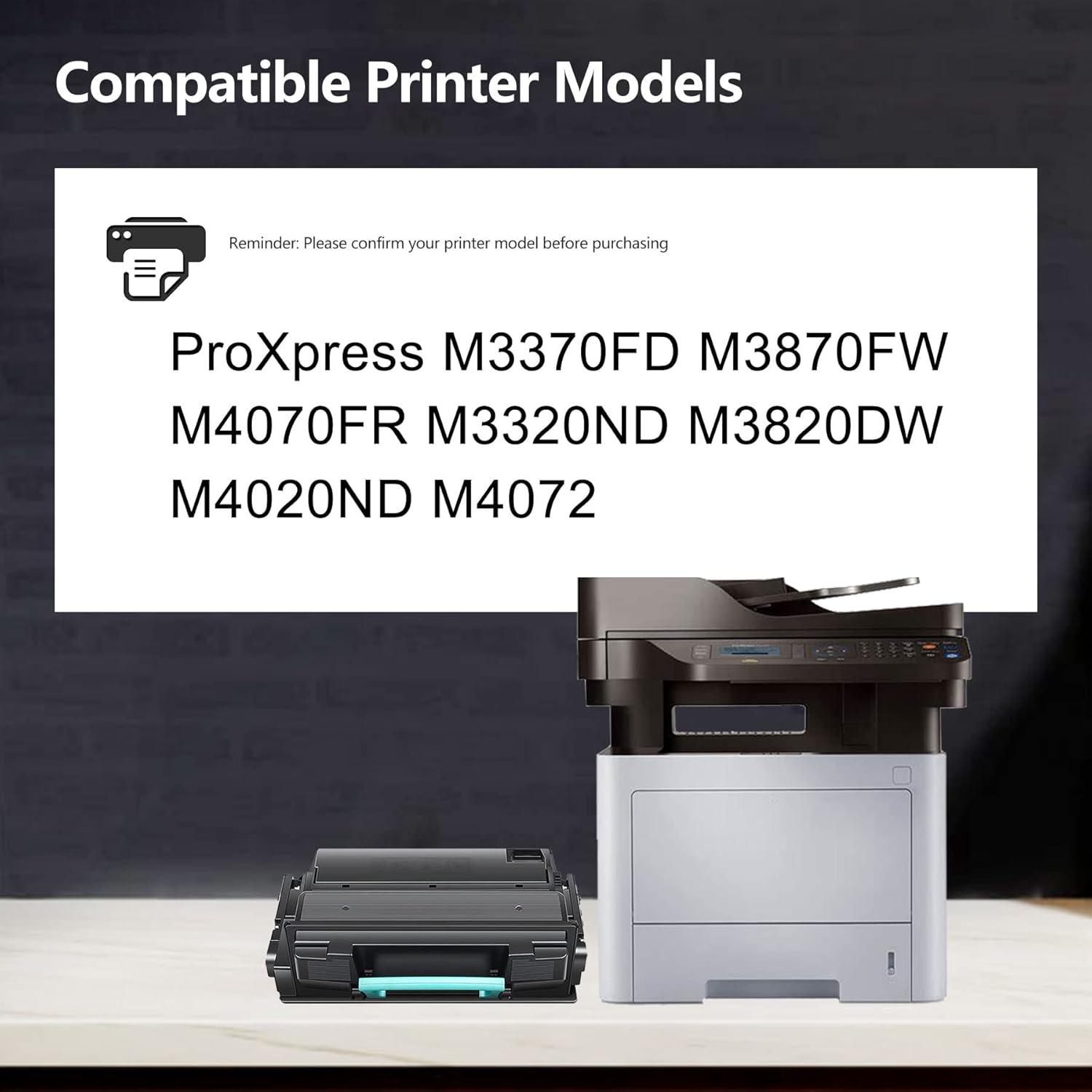 Black Compatible Toner Cartridge U1905