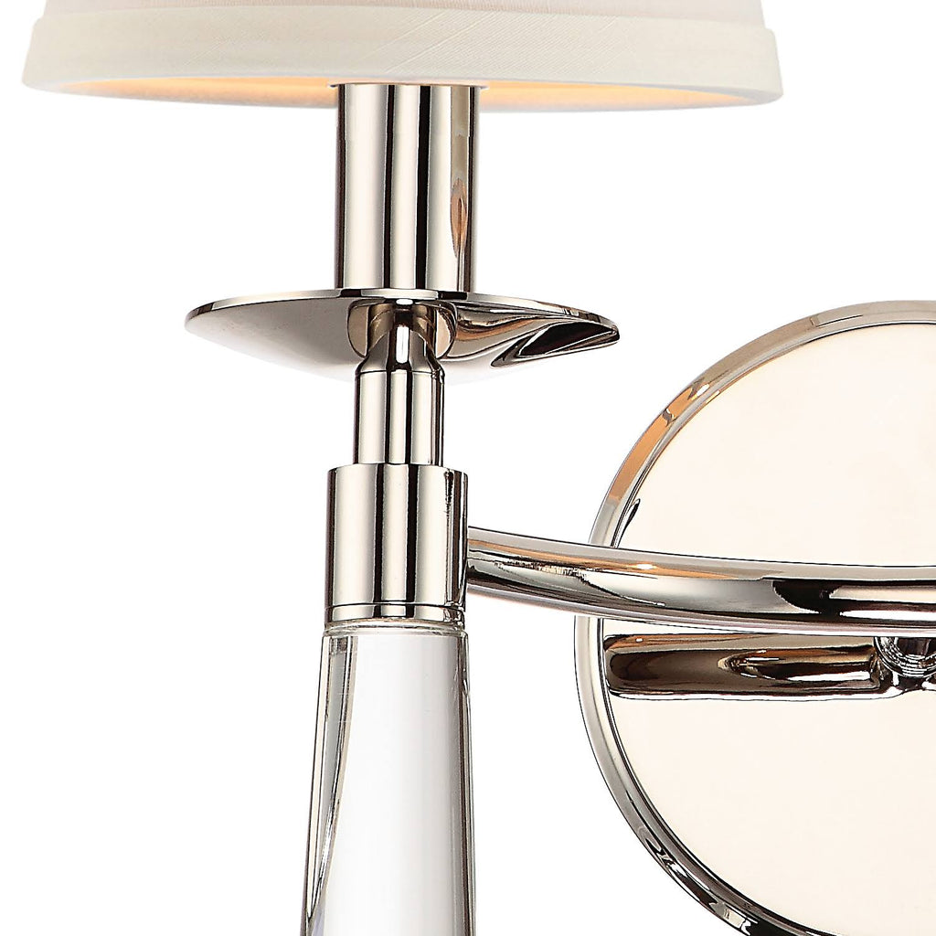 Polished Nickel 2 Light Sconce G713478