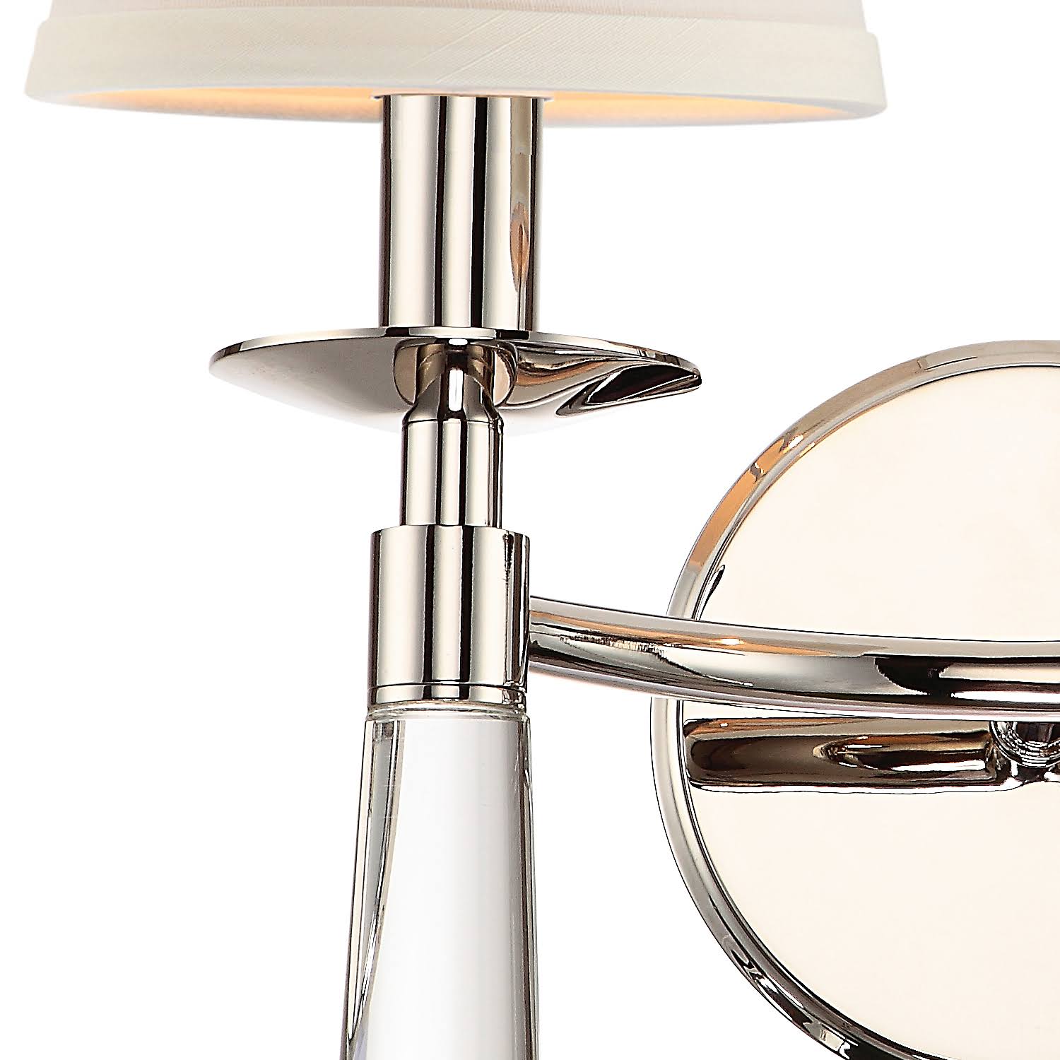 Polished Nickel 2 Light Sconce G713478
