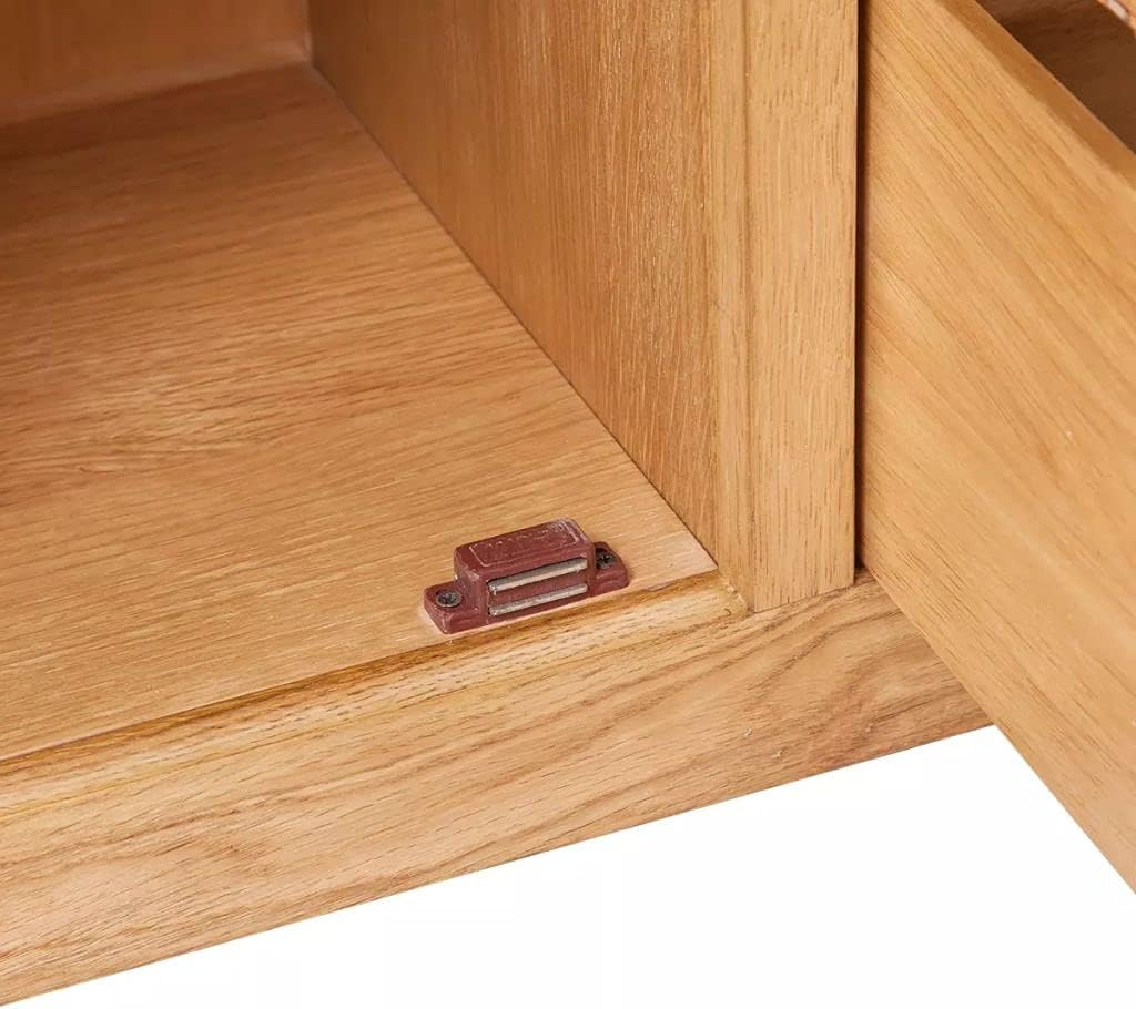 Oak Wooden Sideboard with 3 Drawers and 2 Cupboards Storage Cabinet X26753