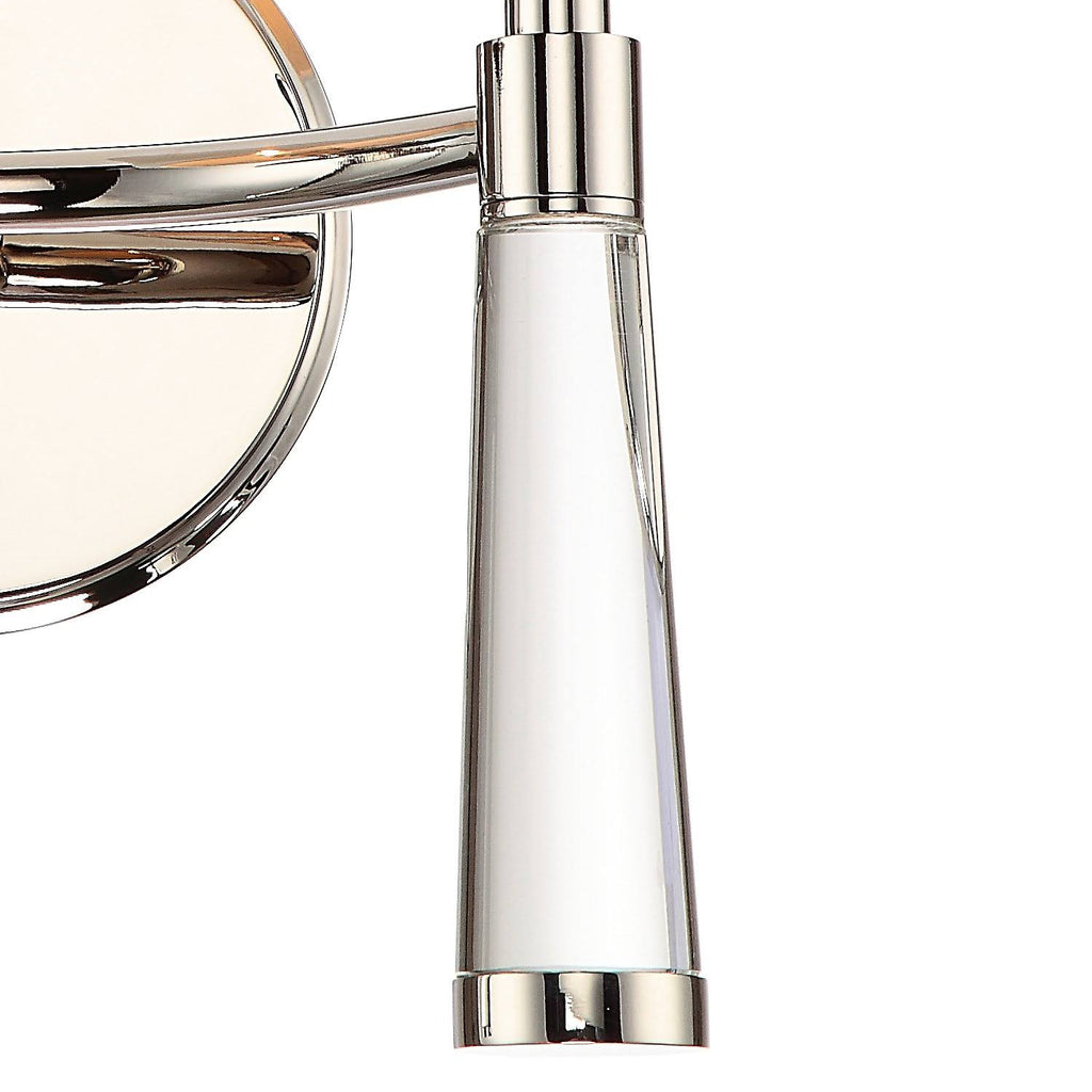 Polished Nickel 2 Light Sconce G713478