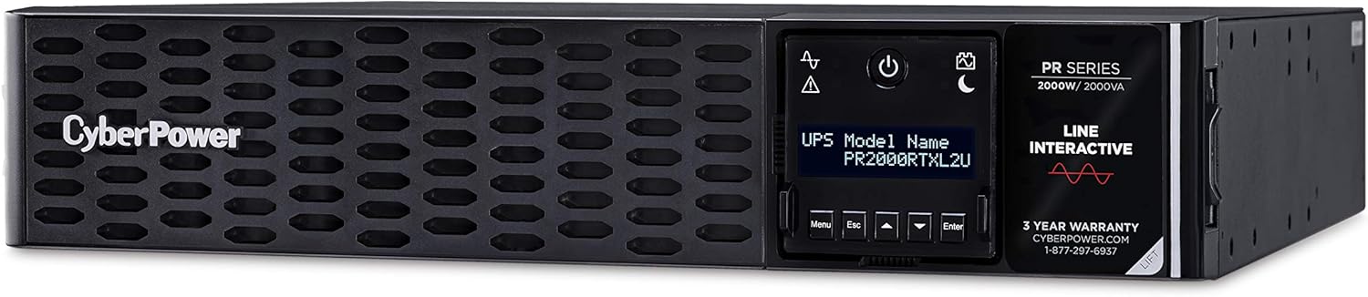 2200VA/2200W 6 Outlets 2U Rack/Tower UPS System H71483