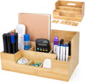 Bamboo Desk Organizer Set with 9 Dividers K48299