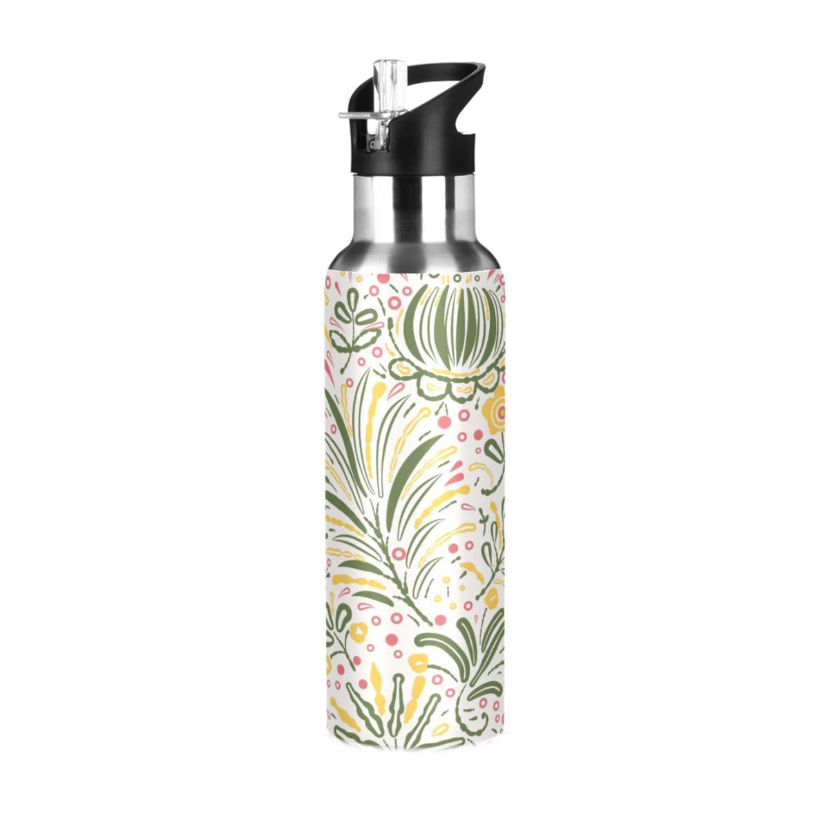 Stainless Steel Insulated Water Bottle with Straw Lid Y826