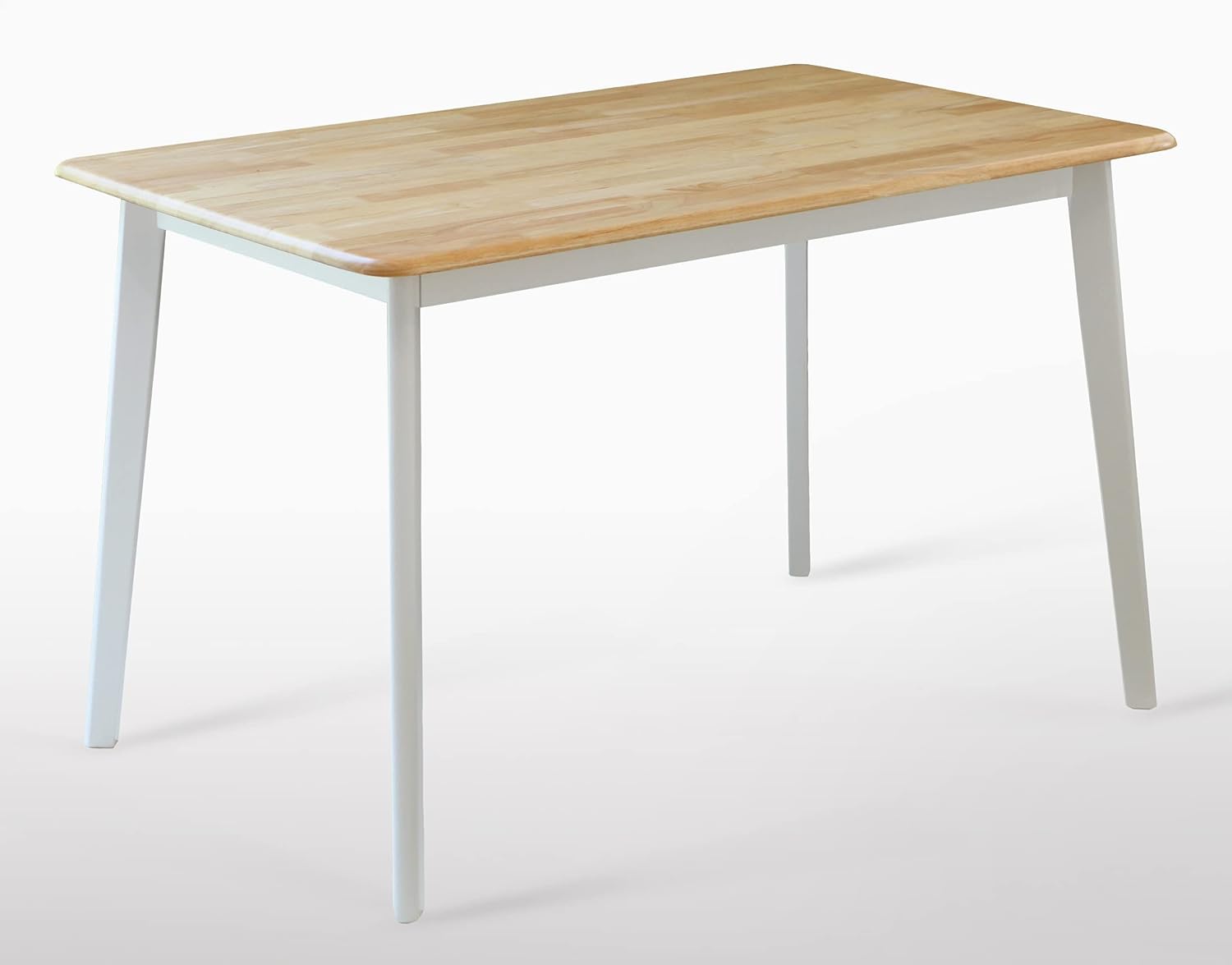 Natural Solid Rubber Wood Dining Table R5229