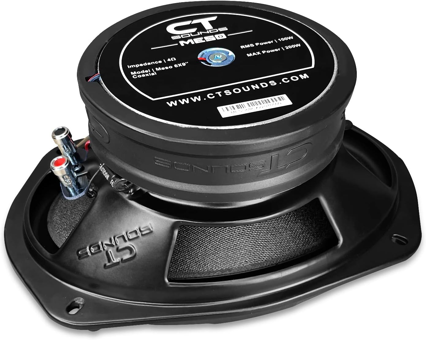 Meso 6x9” 400 Watt 2-Way Coaxial Car Speakers, Pair E924