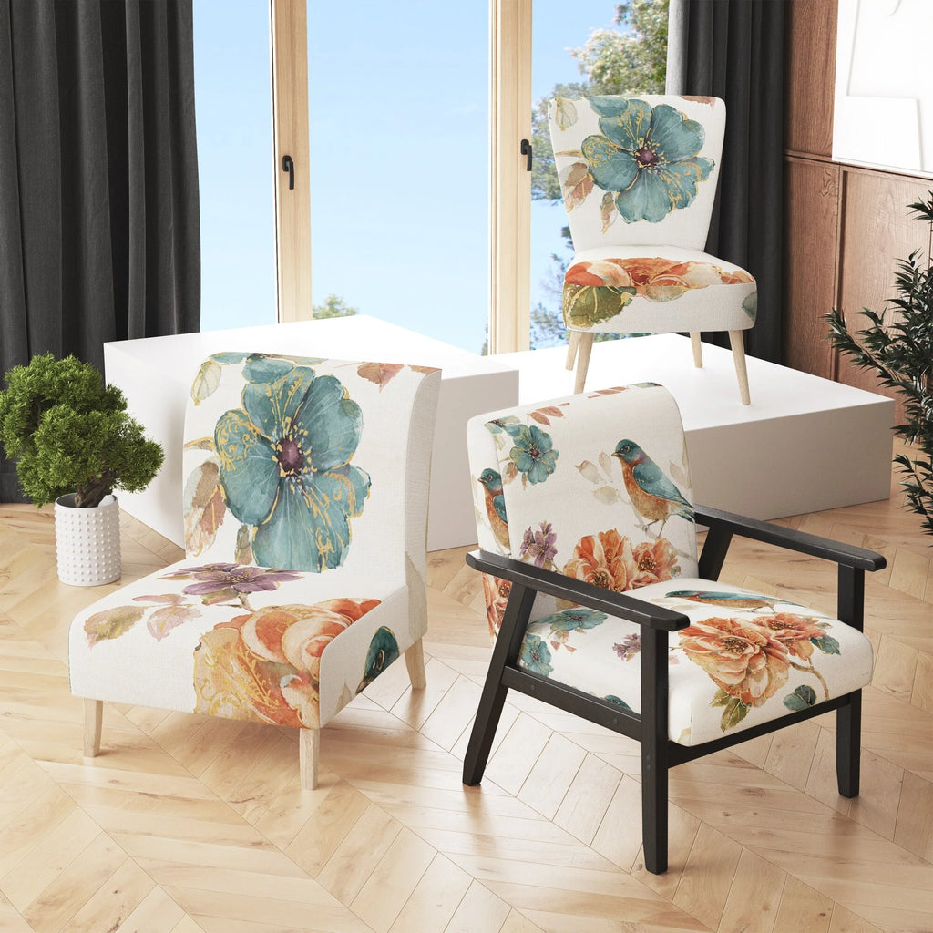 Upholstered Traditional Accent Chair R307409