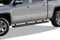Black Running Boards for Chevy Silverado GMC Sierra Crew Cab W336581