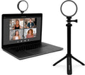 Video Conference Lighting Kit with Adjustable Brightness and Color Temperature, Stand and Mount Included T61713