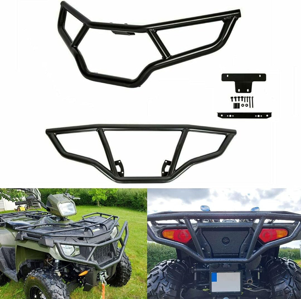 Front and Rear Brush Guard Bumper Set 2pcs M5011