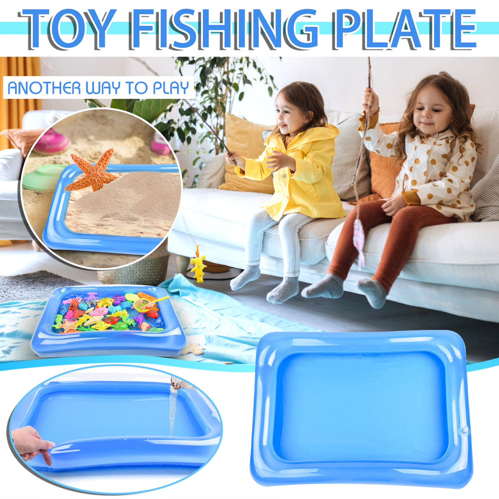 Inflatable Sand Table Toy Sand Fishing Tray I662654