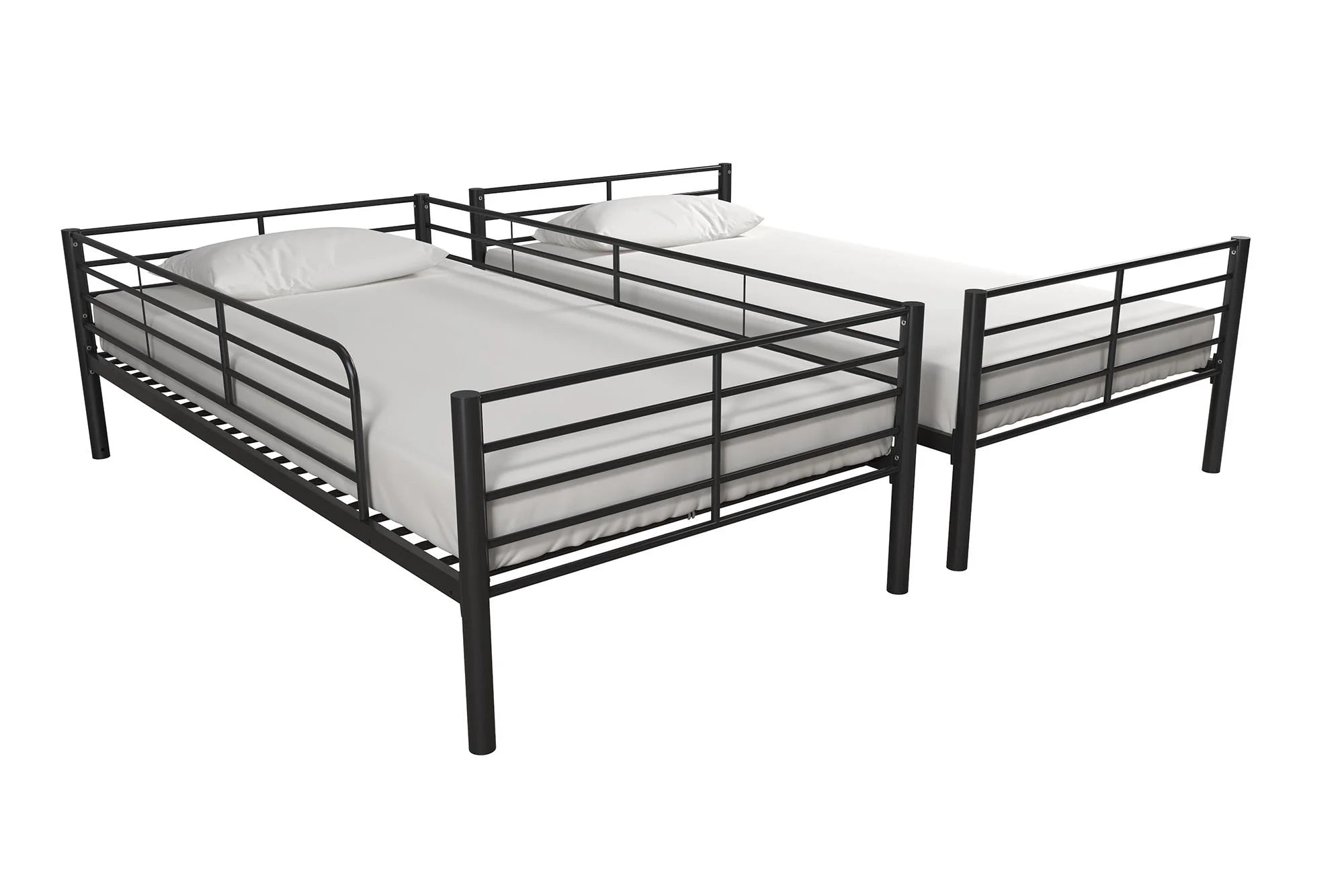 Black Twin over Twin Metal Bunk Bed K161976