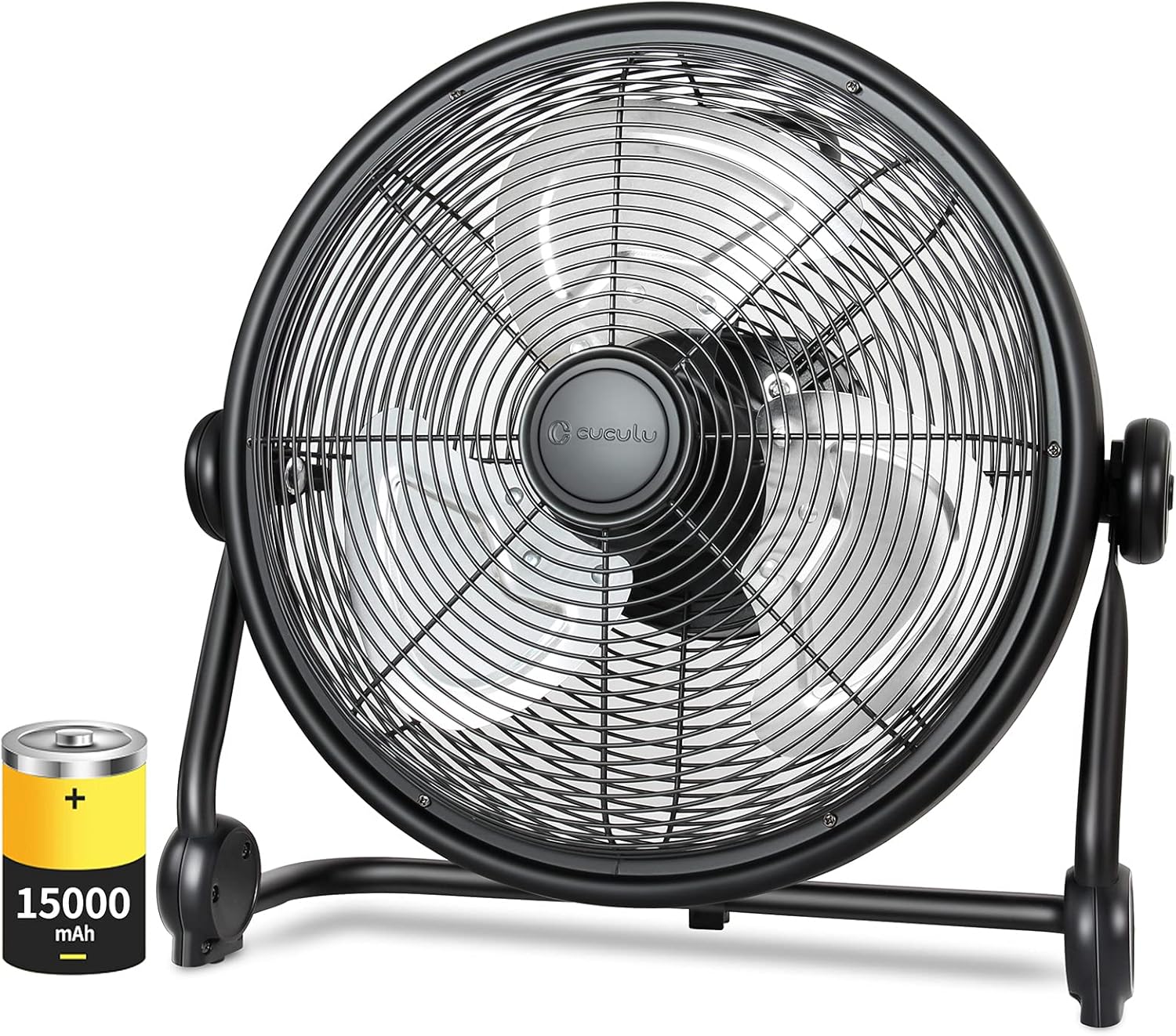 15000mAh 12'' Cordless Metal Blade Portable Fan W152920