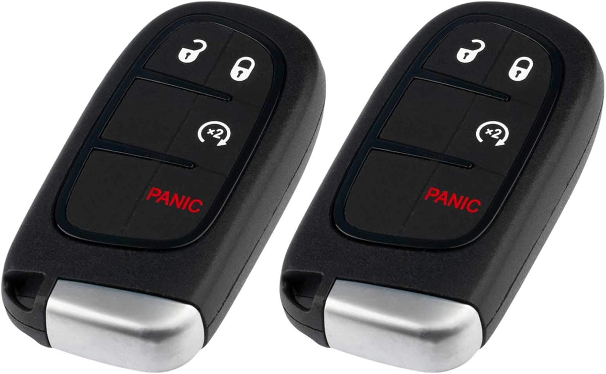 2 Smart Key Fob for 2014-2018 Jeep Cherokee Keyless Entry Remote Start Pack of 2 Z665722