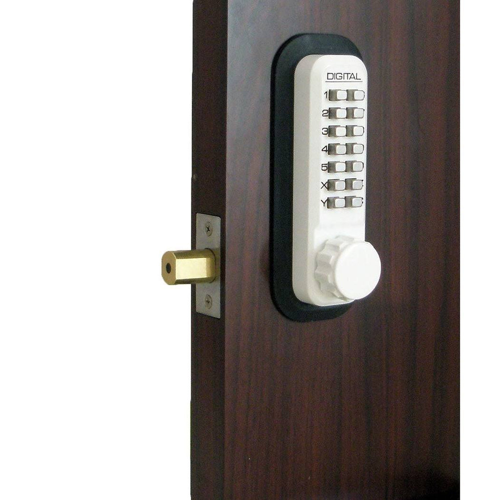 White Mechanical Keyless Double Sided Deadbolt X188
