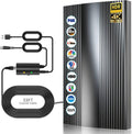 HD TV Antenna with Amplifier Signal Booster, 33ft Coaxial Cable H3415