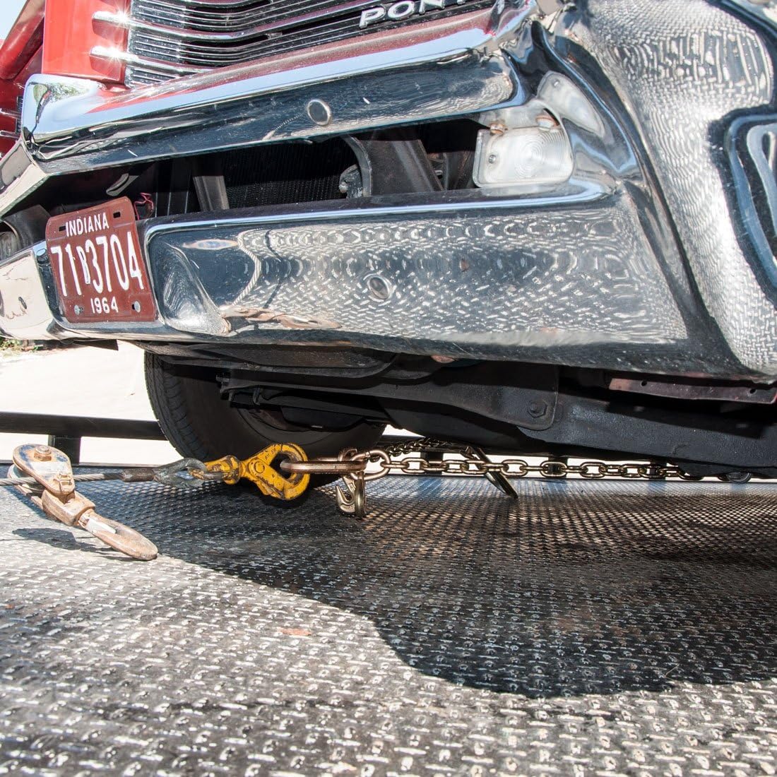 Grade 70 Towing Chain Bridle with R-Hooks and T/J Combination Hooks - 48 Inches Long - 4,700 Pound Safe Working Load J858