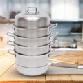 5 Tier Stainless Steel Steamer Cookware G494