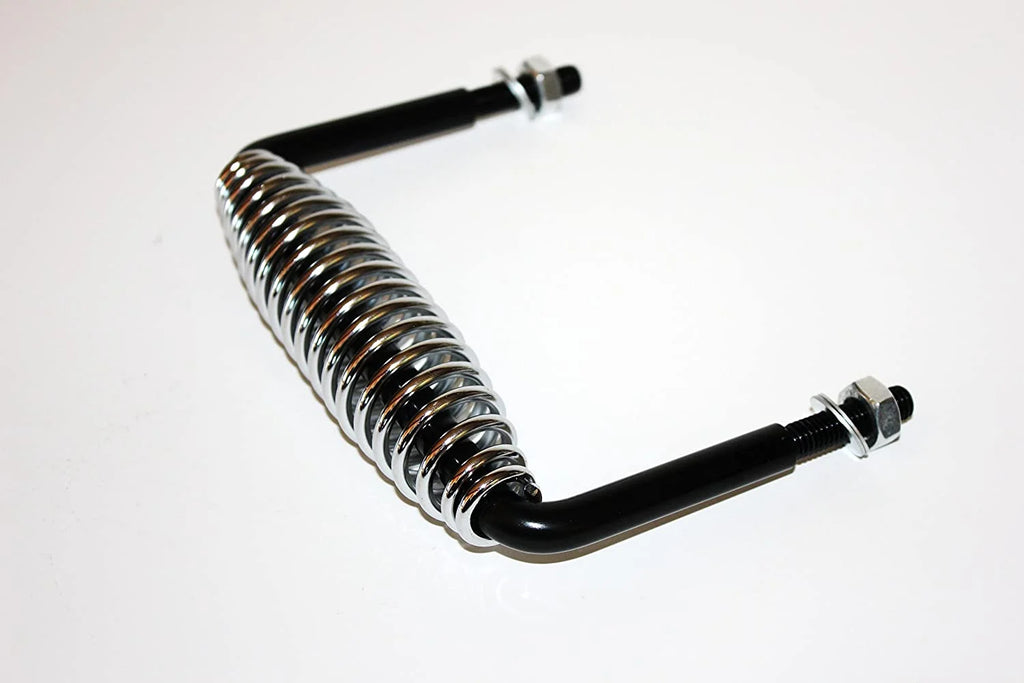 Chrome Spring Grip Handle with Built In Mounting Bracket N42319