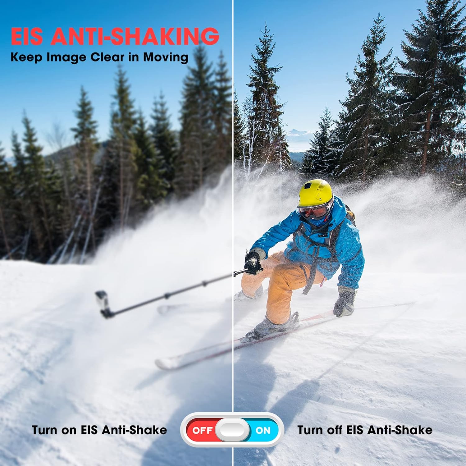 4K 20MP Action Camera with 2 Batteries and Mounting Accessories Kit A537868