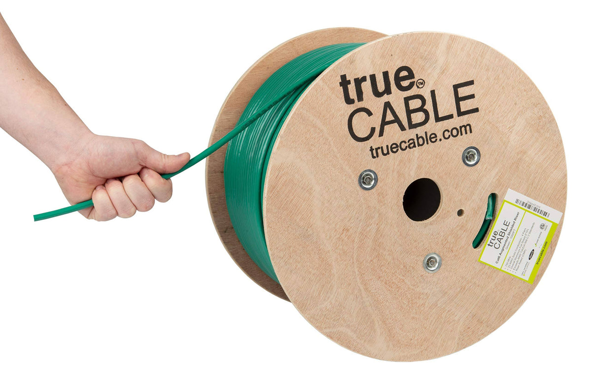 Cat6a Riser Shielded Green 1000ft U6878