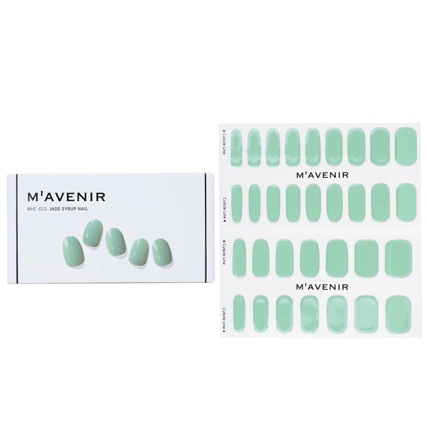 Blue Nail Sticker 32pcs C64341
