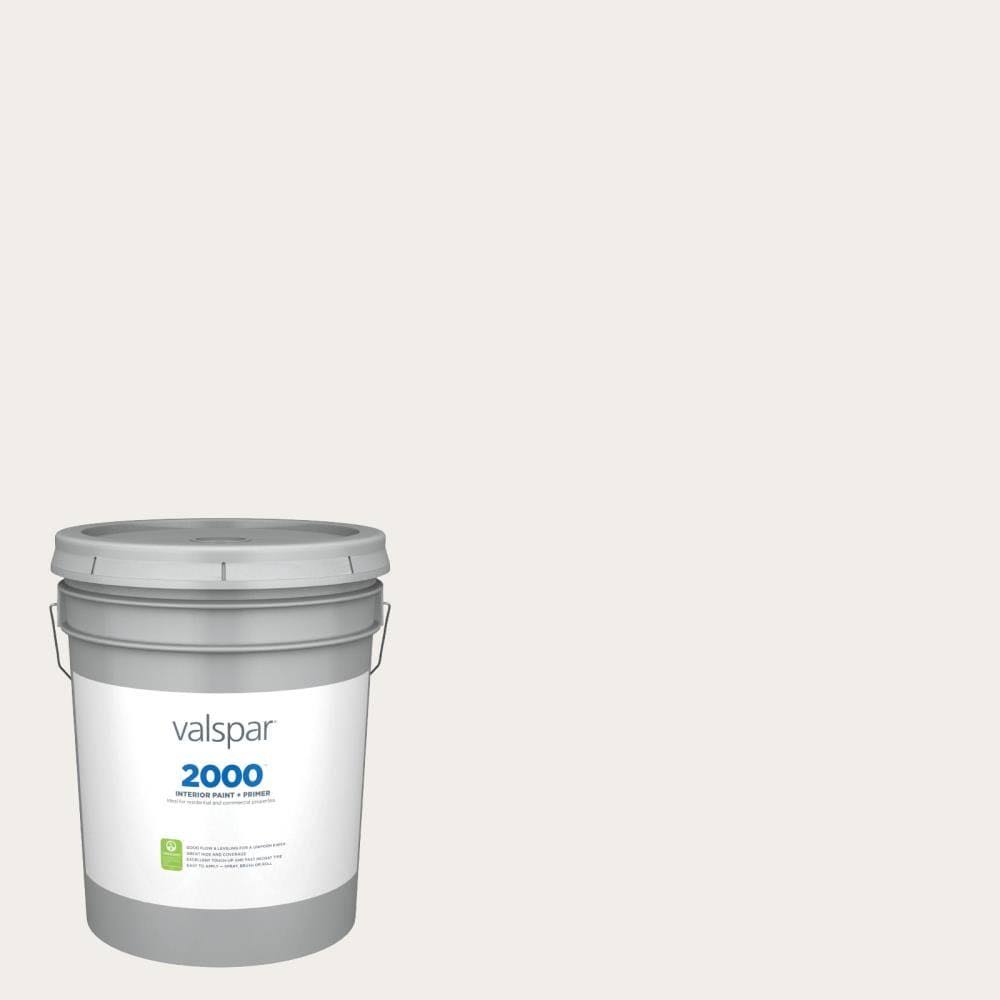 Flat Bistro White Interior Paint (5-Gallon) Q69340