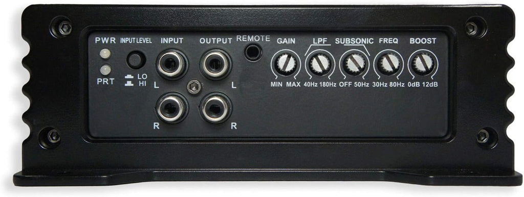 Dual 10 Black Sub Box Enclosure & Amp R5117