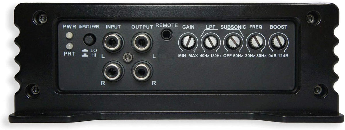 Dual 10 Black Sub Box Enclosure & Amp R5117