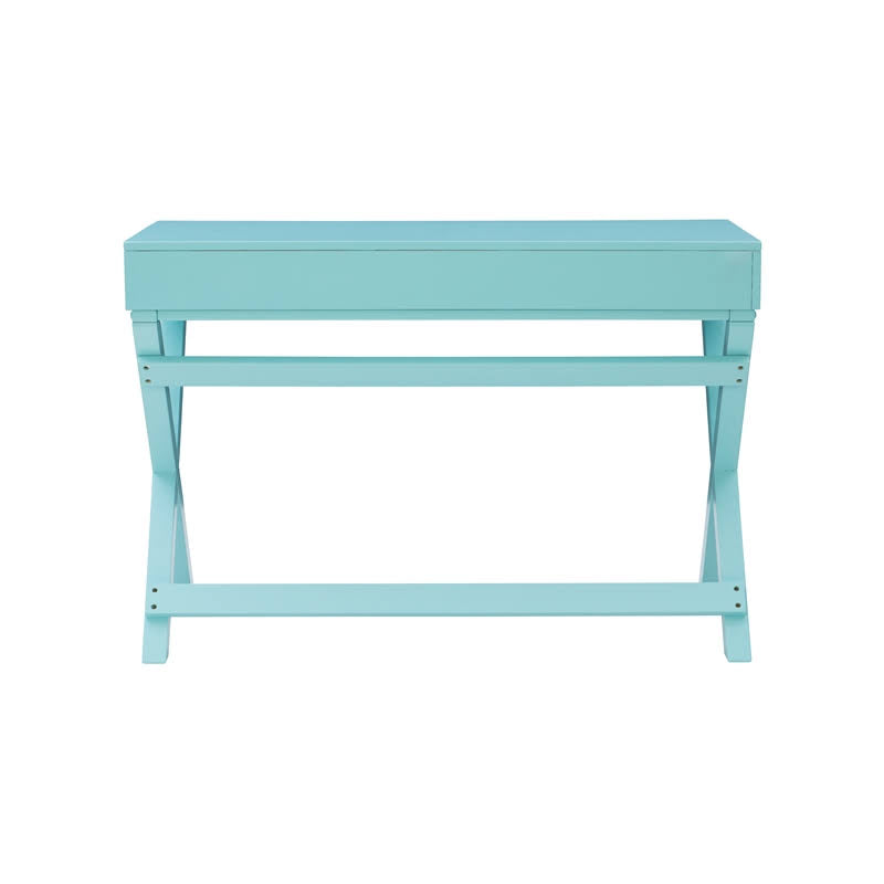 Blue Wood Writing Desk B681