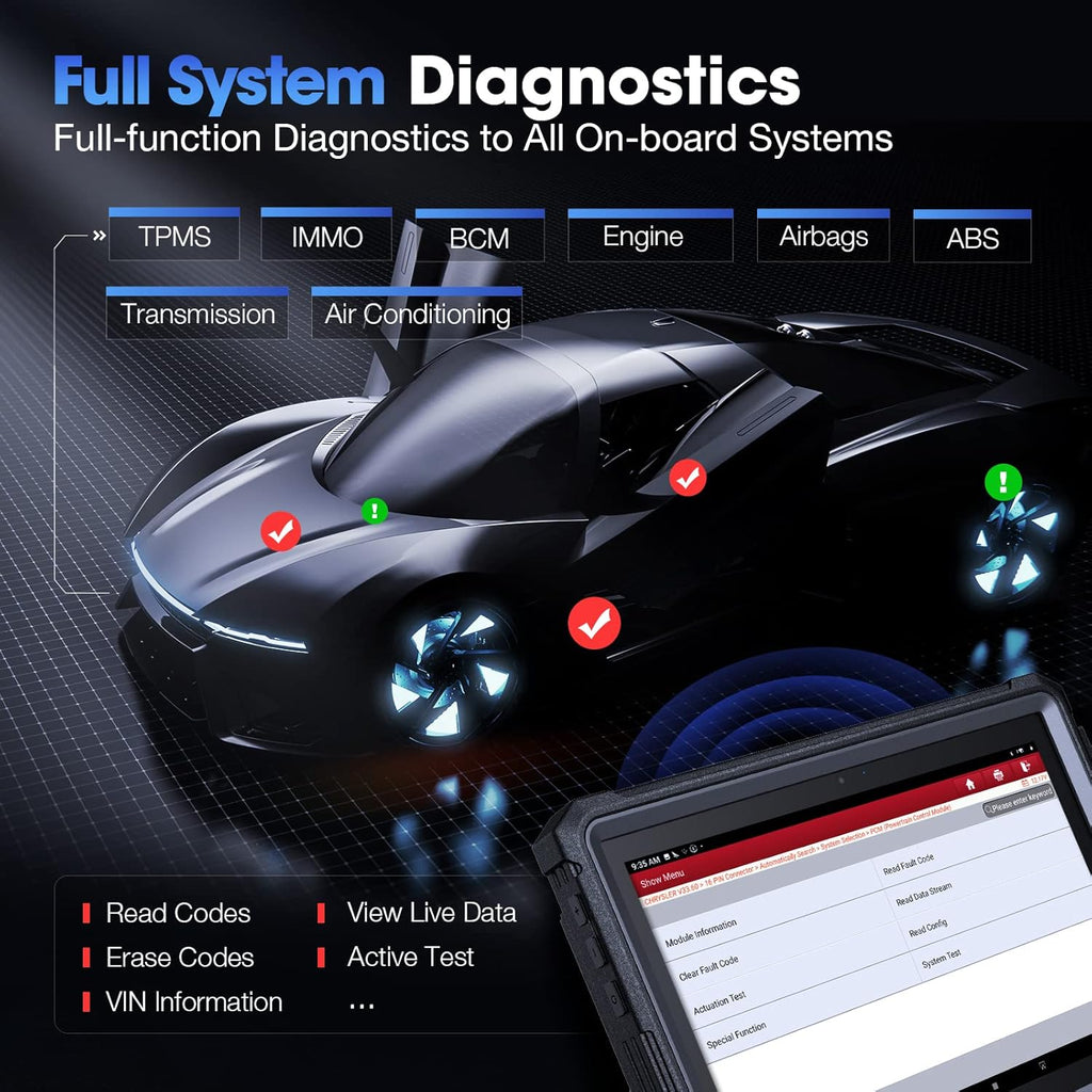 Bidirectional Auto Scanner with J2534 Programming & ECU Coding W418290
