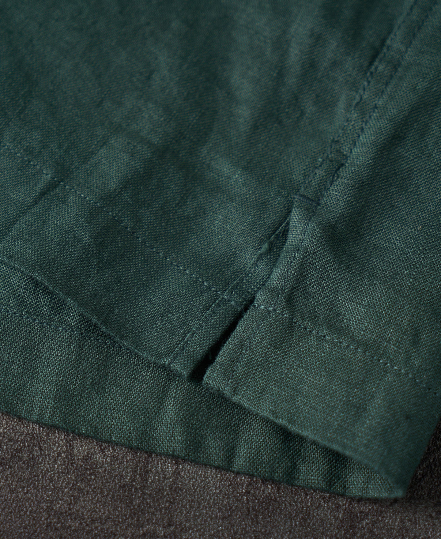 1950s Italian Collar Linen Shirt