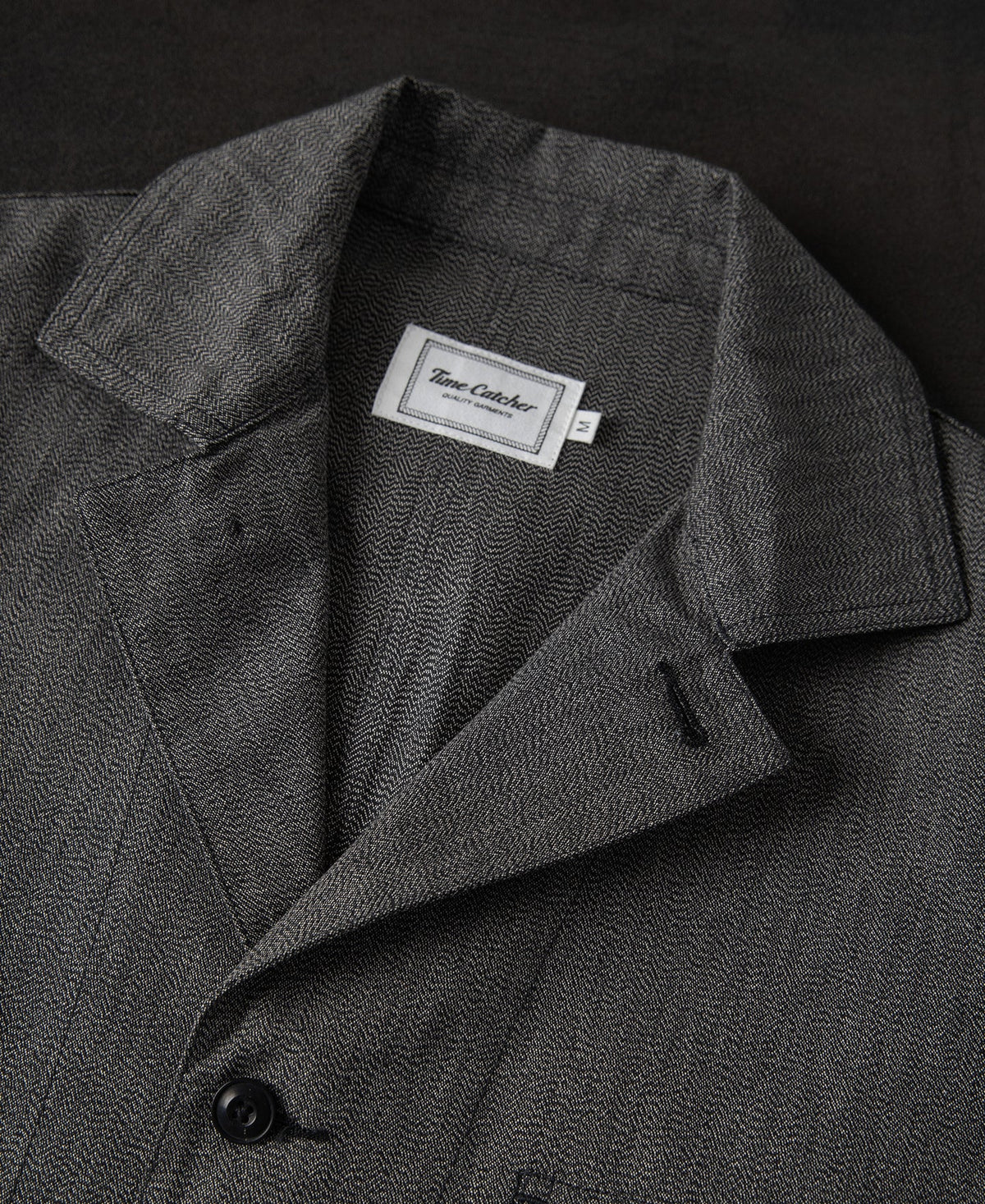 Black Chambray Work Jacket