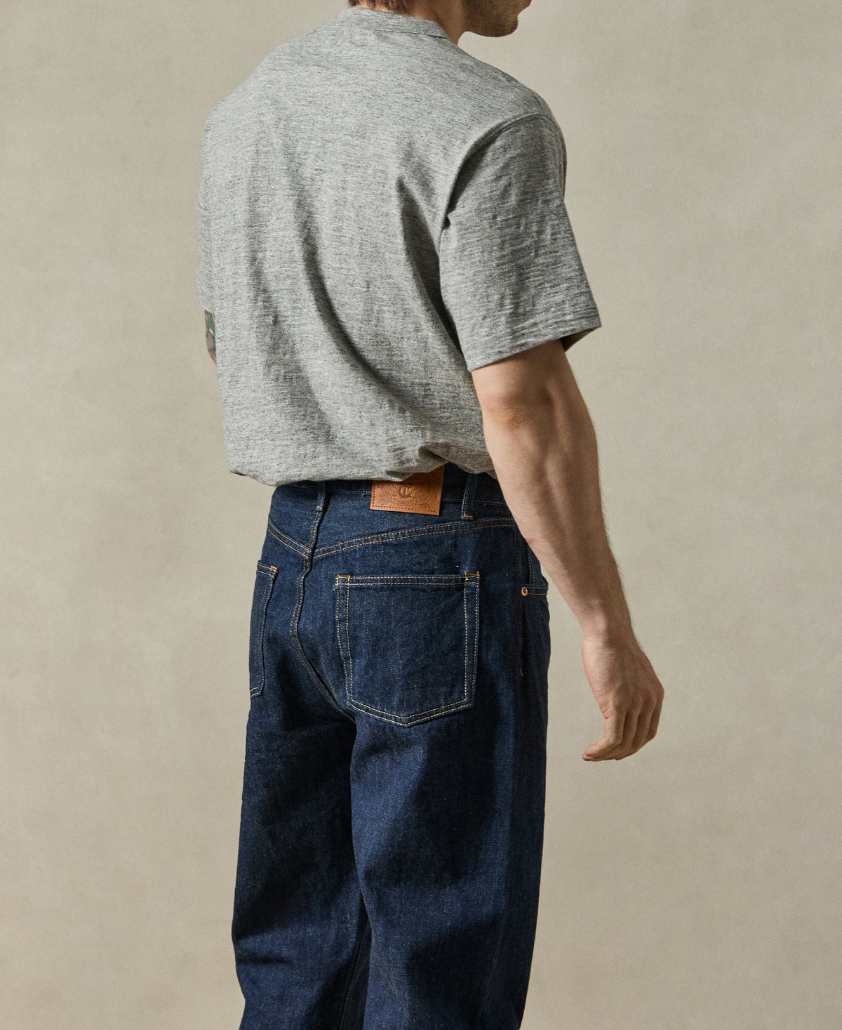 1990s Slub Cotton Jersey Boxy T-Shirt